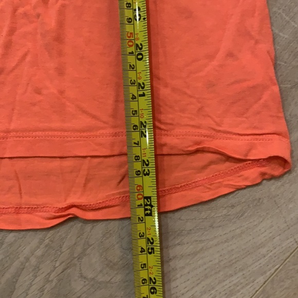 Gap Rayon Sleeveless T-shirt Sz L (Pink Salmon Colour) - Picture 3 of 5
